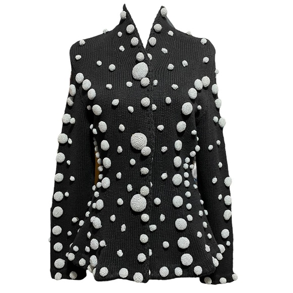 RARE Michael Simon for Bergdorf Goodman Virus Vintage Sweater - AMAZING! - Picture 3 of 7